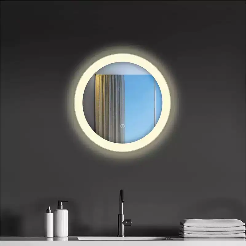 Fine Fixtures Aluminum Bathroom Mirror With LED Lighting