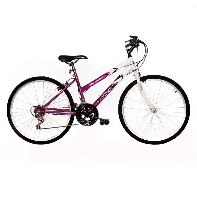 Titan Bikes Wildcat 12-Speed Women's Mountain Bike, Purple