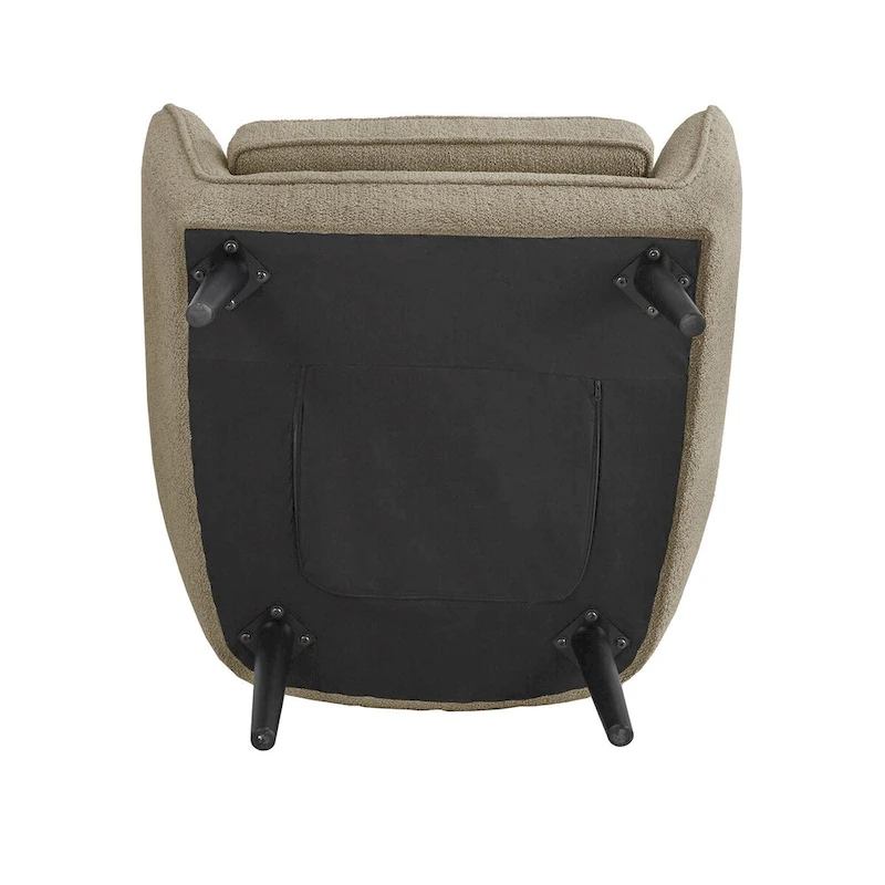 Neath Mid-Century Channel-Tufted Accent Chair with Removable Cushion Cover by iNSPIRE Q Classic