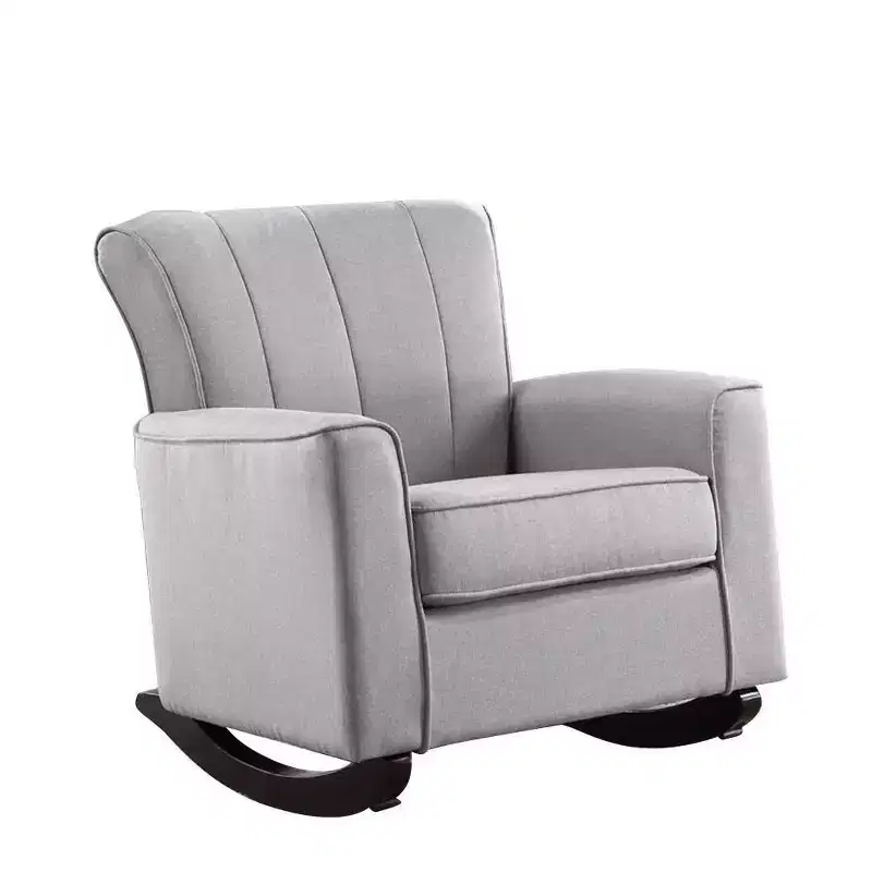 34.25" Denzell Active Sitting Chair Light Gray Linen - Acme Furniture