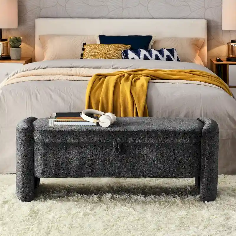 GEITIN Storage Bench with Large Storage Space