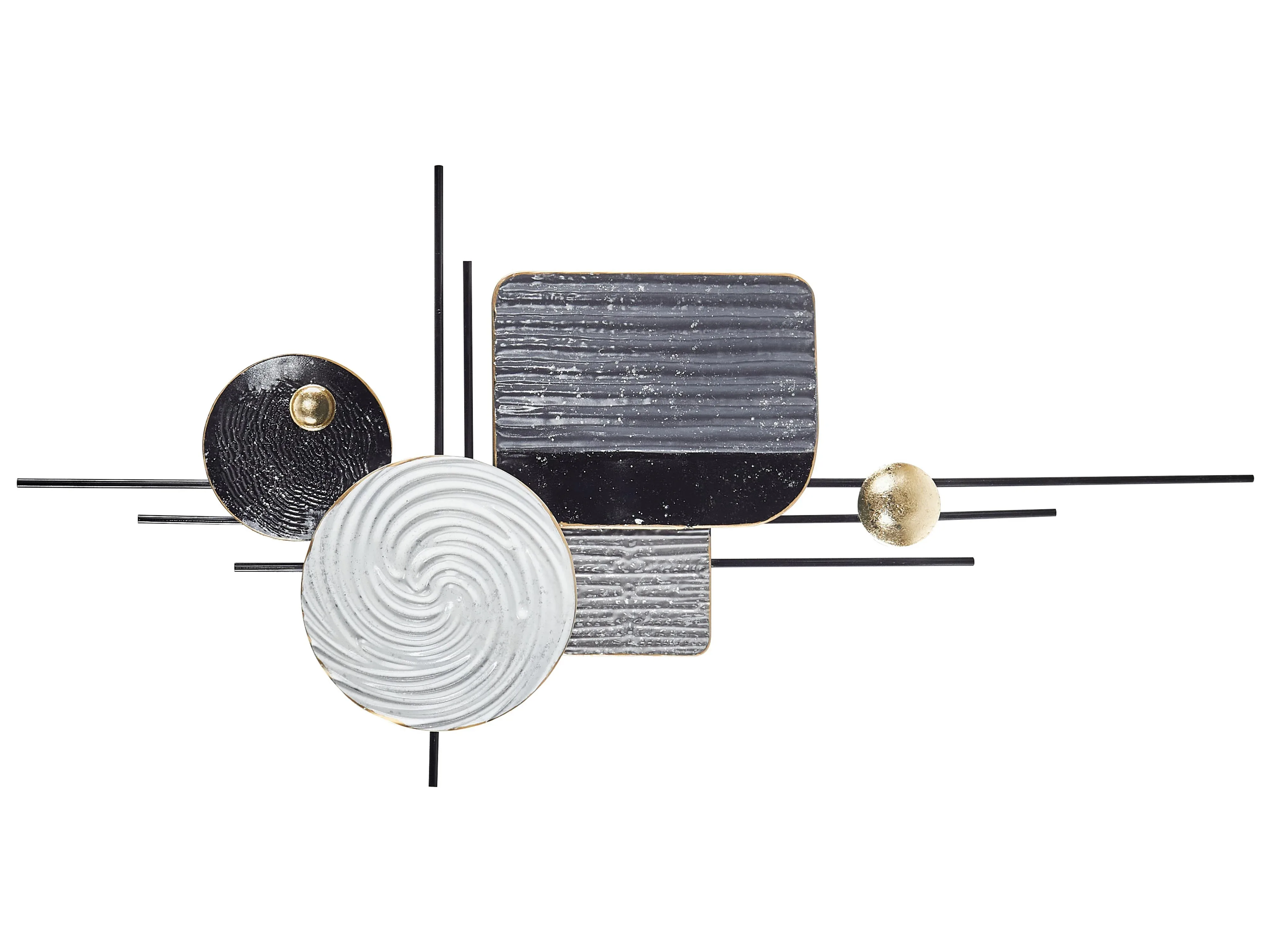 Decorazione da parete Metallo 50 cm Grigio