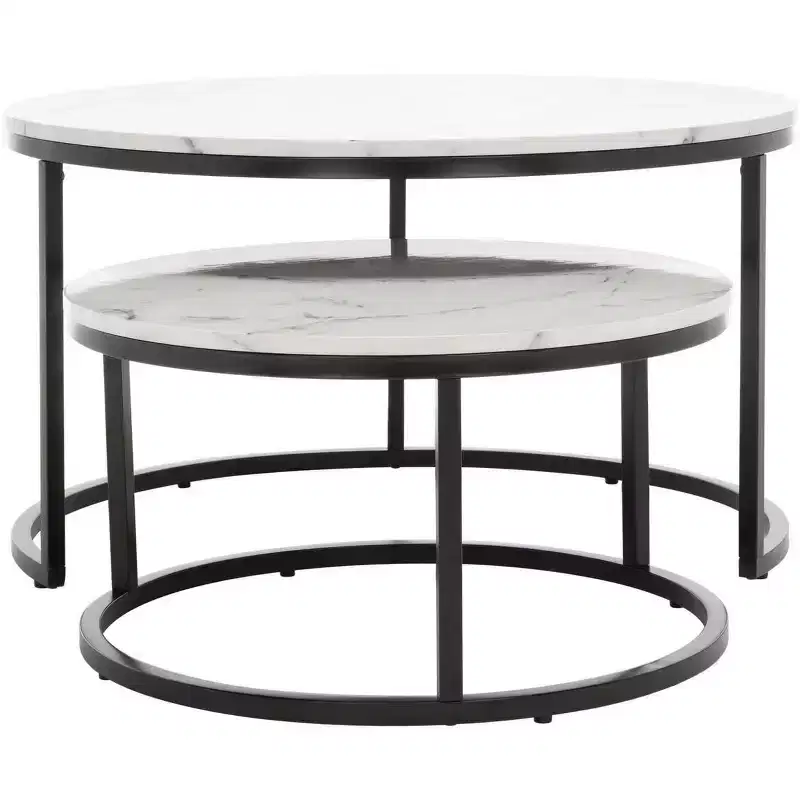 Peppino 2 Round Nest Cof Table - Safavieh