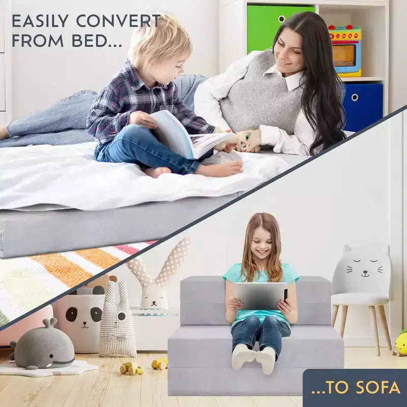 Heyward Trifold Mattress, 4.5 Folding Sofa Bed & Tri Folding Mattress
