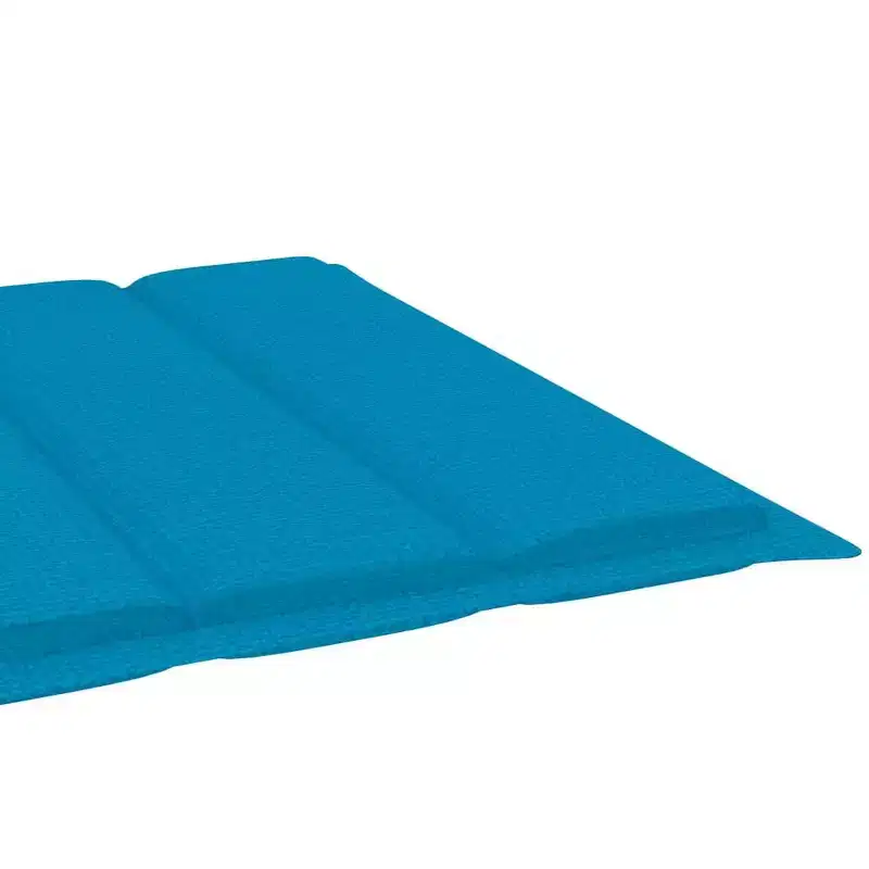 vidaXL Sun Lounger Natural bamboo, (cushions)