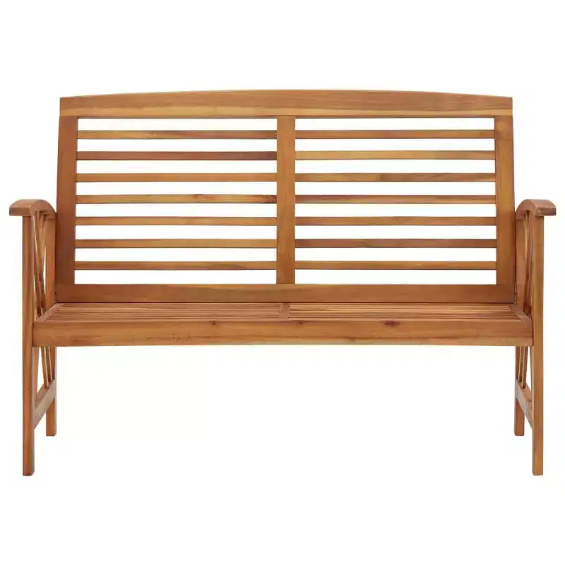 vidaXL Side Table Oil Natural Solid Acacia Wood Garden Furniture Outdoor Patio