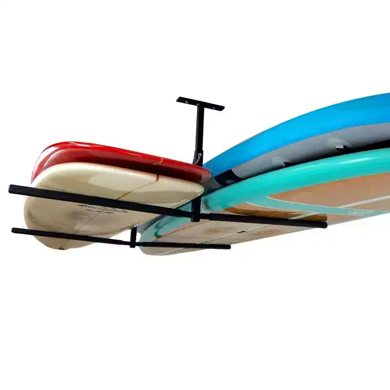 StoreYourBoard Hi-Port 2 | SUP & Surfboard Adjustable Ceiling Storage Rack | Double | Holds 150 lbs
