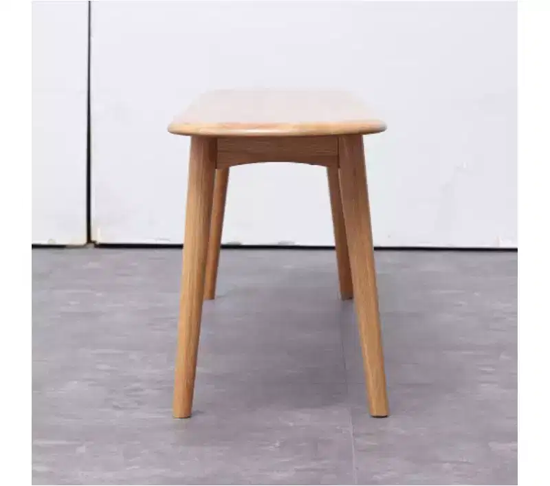 Solid Wood Natural Oak Dining Table, Oak Color