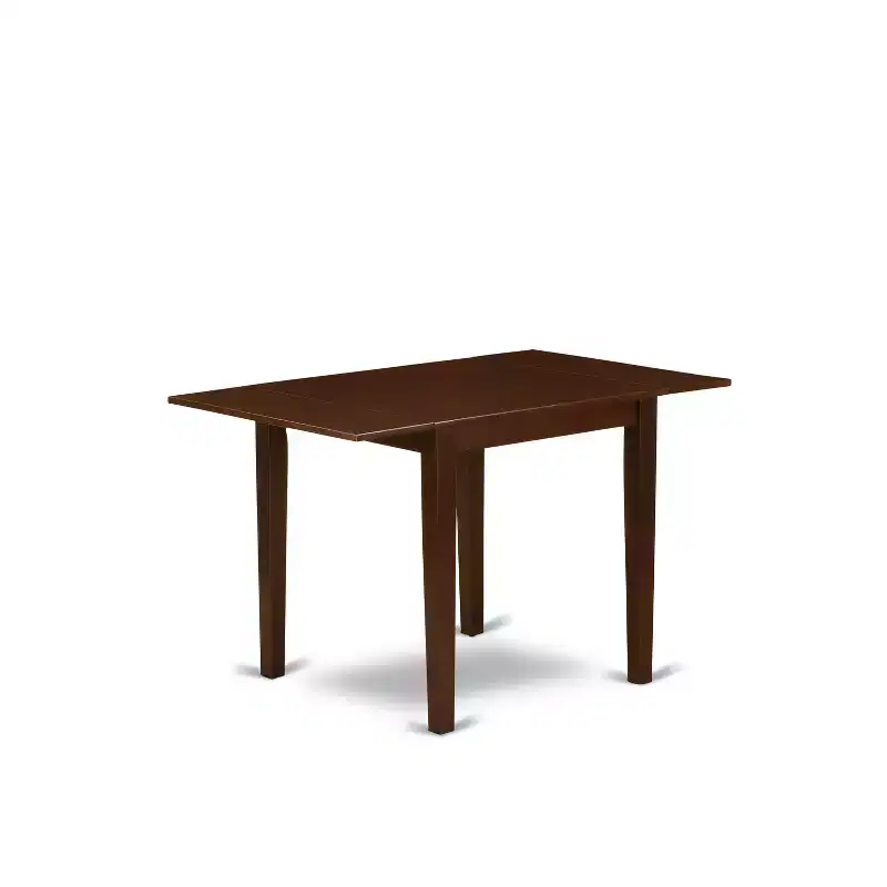 HomeStock 5 Piece Dining Set Rectangle Table Chairs Wood