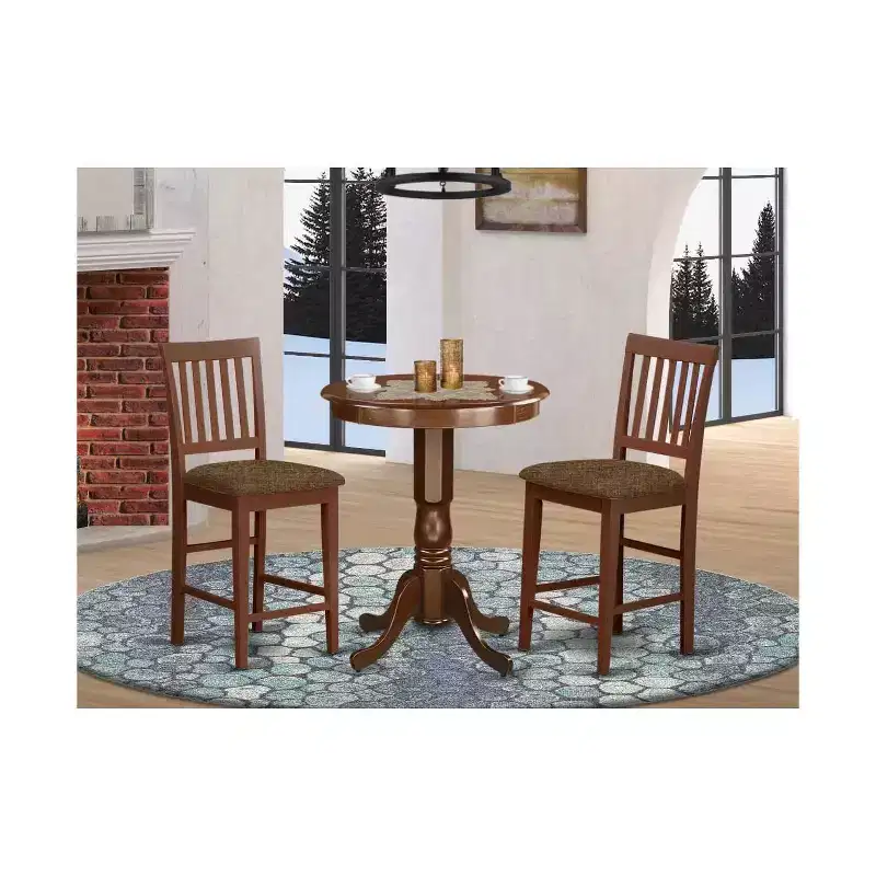 Counter Height Dining Set - 5 Piece Table & Chair Set - Modern Kitchen Table with Chairs