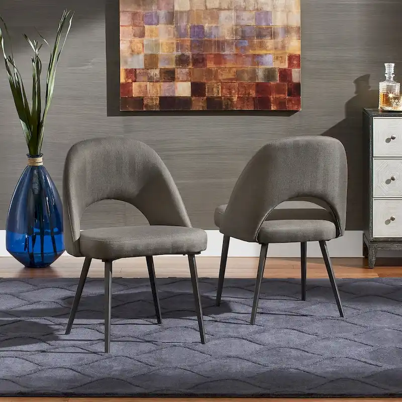 Presley Upholstered Dining Chairs (Set of 2) by iNSPIRE Q Modern