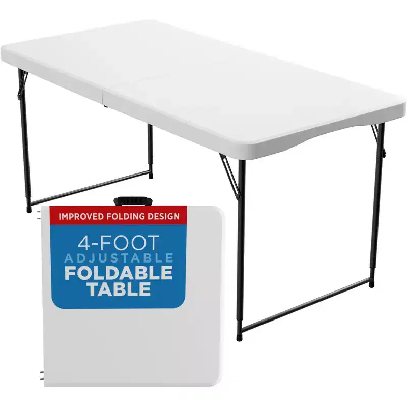 Folding Table White Plastic, BY Sorfey