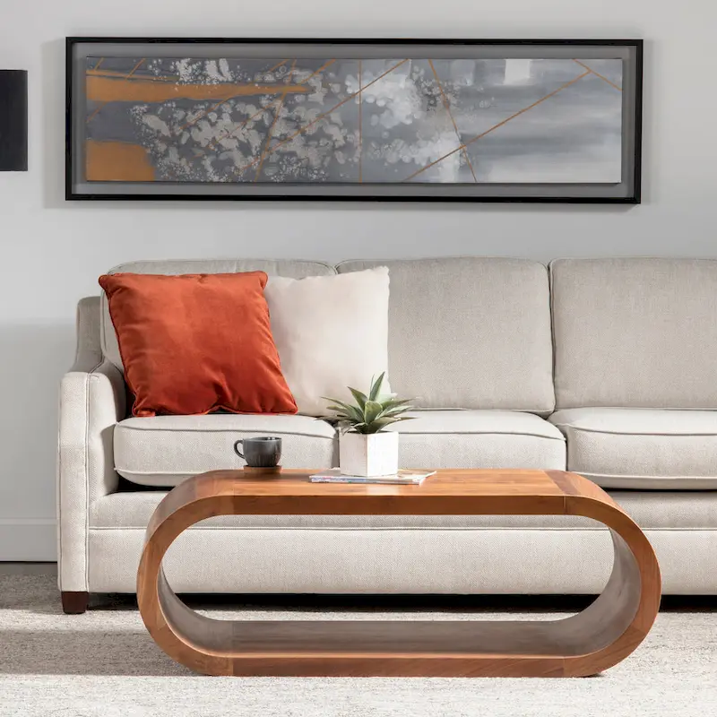 Mango Wood Cocktail Table - 51x23x18