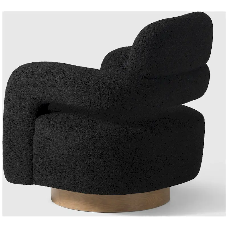 Bayville 29 Wide Sherpa Swivel Chair