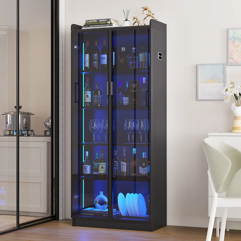 Dining Cabinet with LED light - N/A