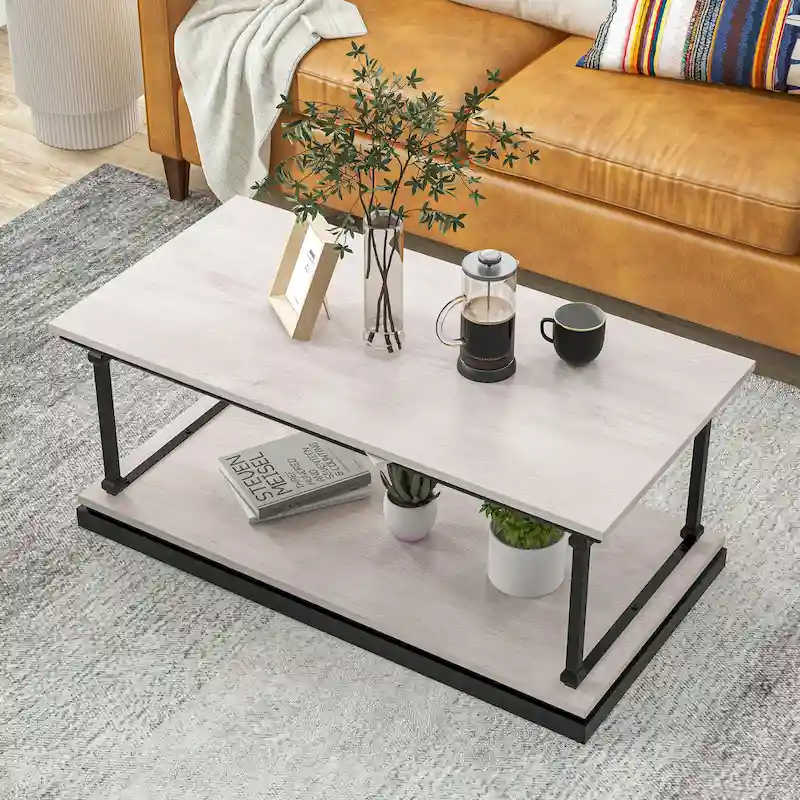Marcin Transitional 47-inch 1-Shelf Coffee Table by Furniture of America