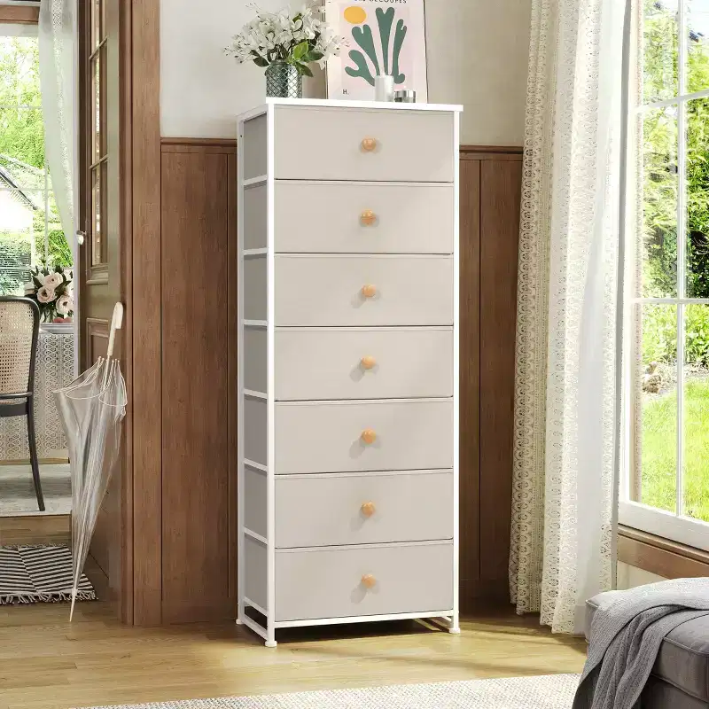 7-Drawer Fabric Storage Tower Dresser – 52
