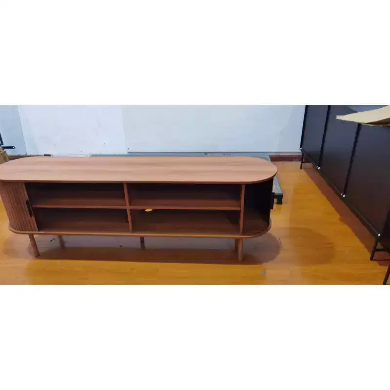 Modern Wood Accent St Sideboard Buffer Cabinet with Sliding Doors, Cabinets Console Table for Living Room, Kitchen