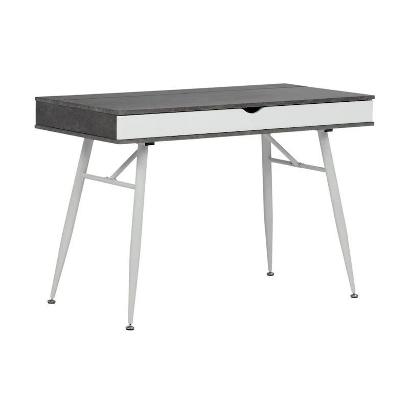 Calico Designs Alcove Modern Desk with Large Split Drawer