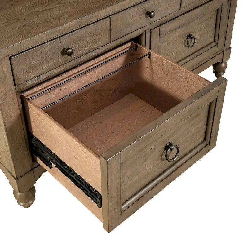 Americana Farmhouse Dusty Taupe Credenza