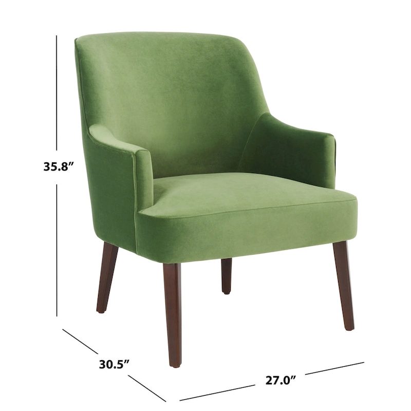 SAFAVIEH Manerva Accent Chair - 27 W x 30.5 L x 35.8 H - 27Wx31Dx36H