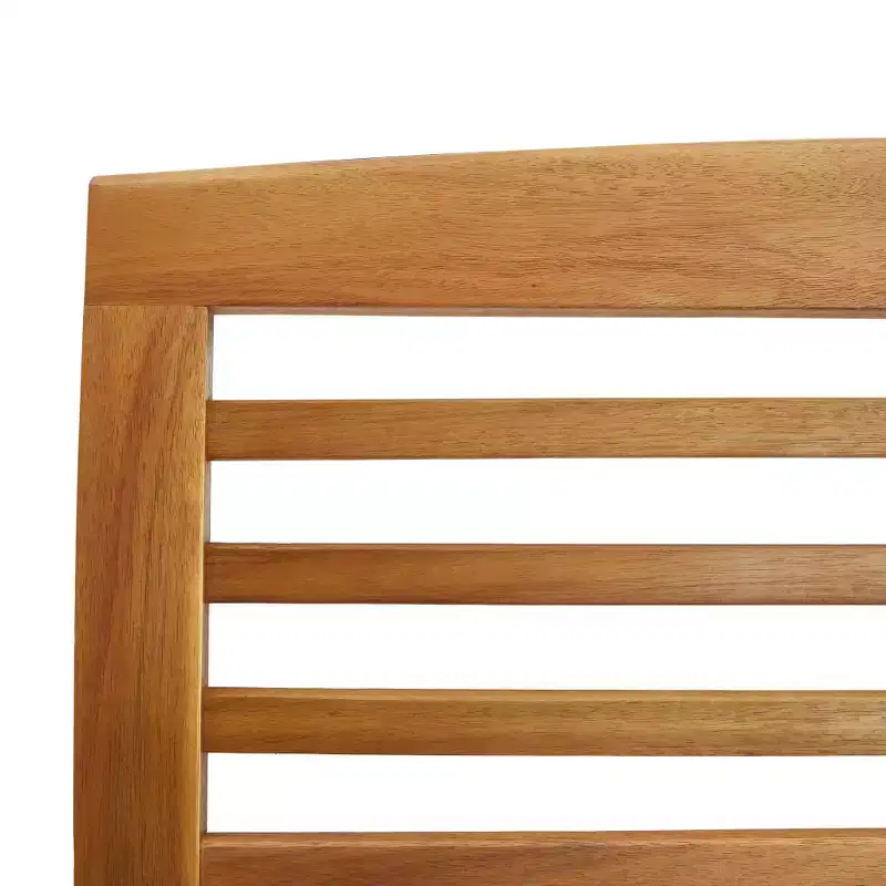 Garden Bench Natural Wood Solid Acacia Wood Medium Durable