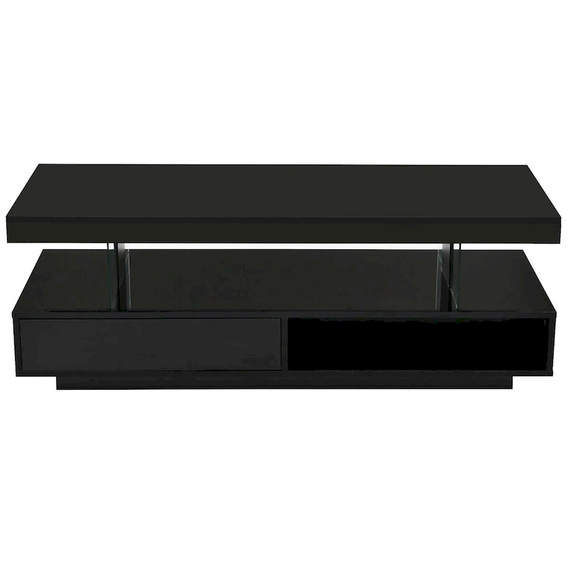 Coffee Table with 2 Drawers and Display Shelves