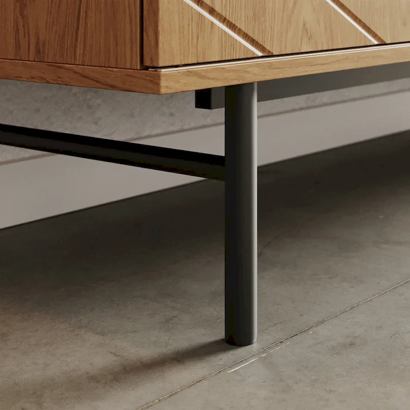 63 Wide Sideboard with Geometric Design
