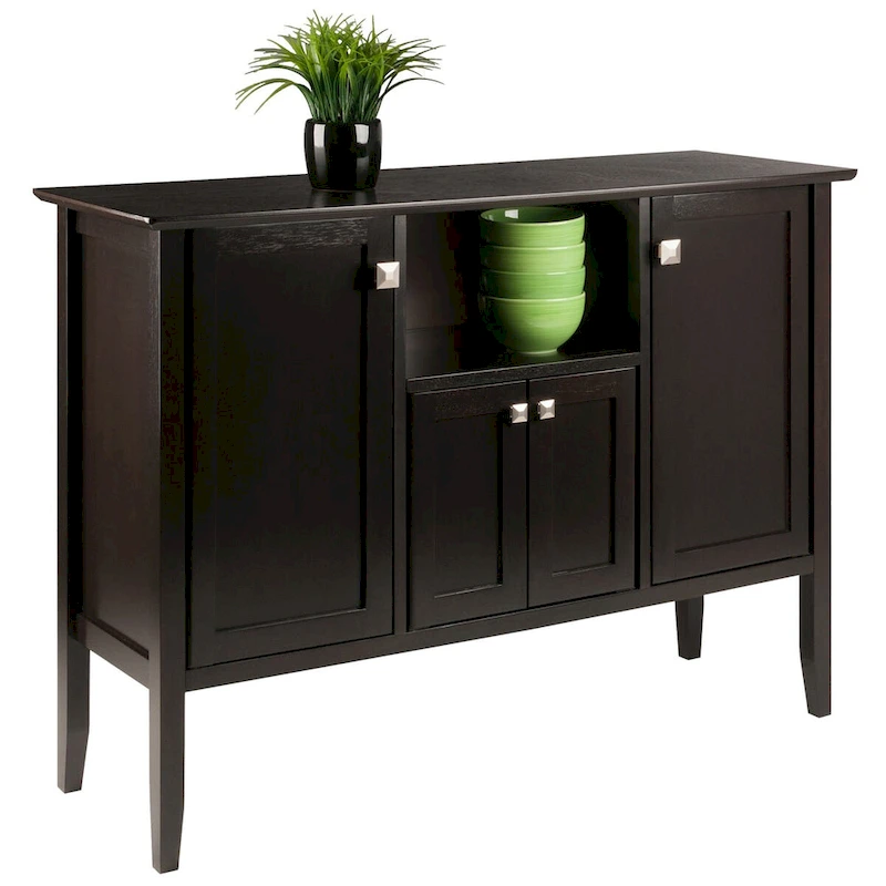 Melba Buffet Cabinet, Coffee - 46W x 15.75D x 33.6H