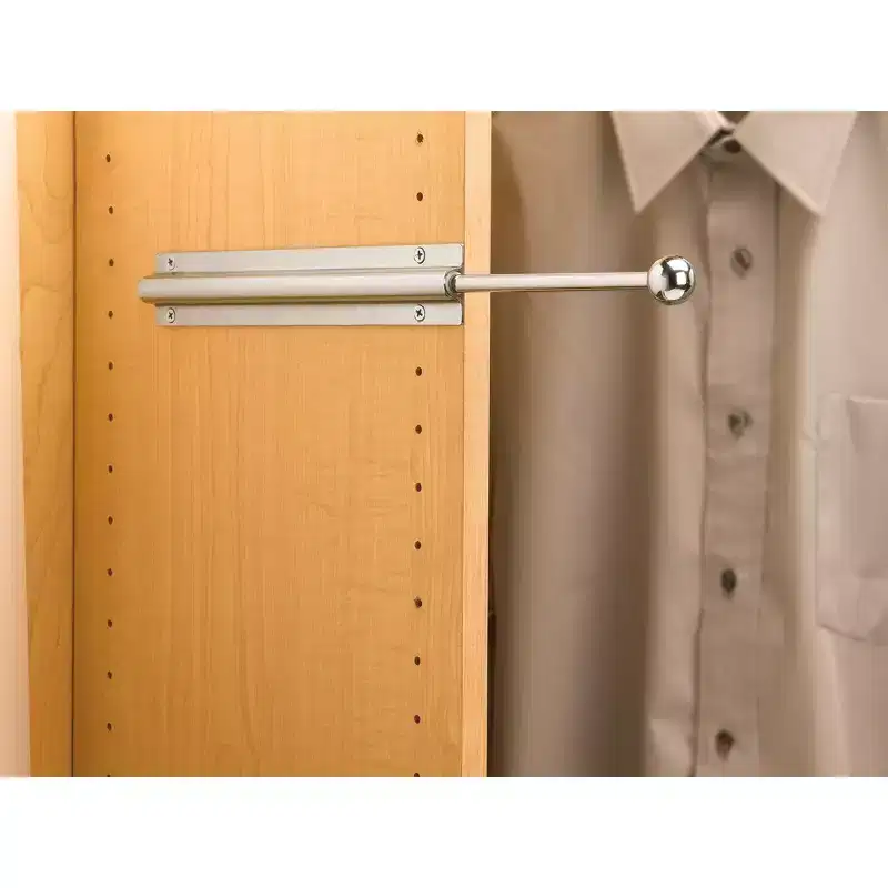 12-Inch Extendable Metal Closet Valet Clothes Rod