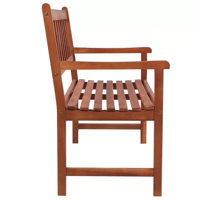 Patio Bench with Cushion 47.2 Solid Acacia Wood