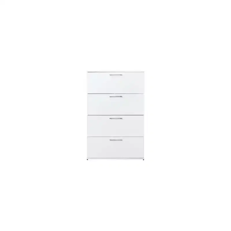 Glossy Four-Drawer Jumbo Chest