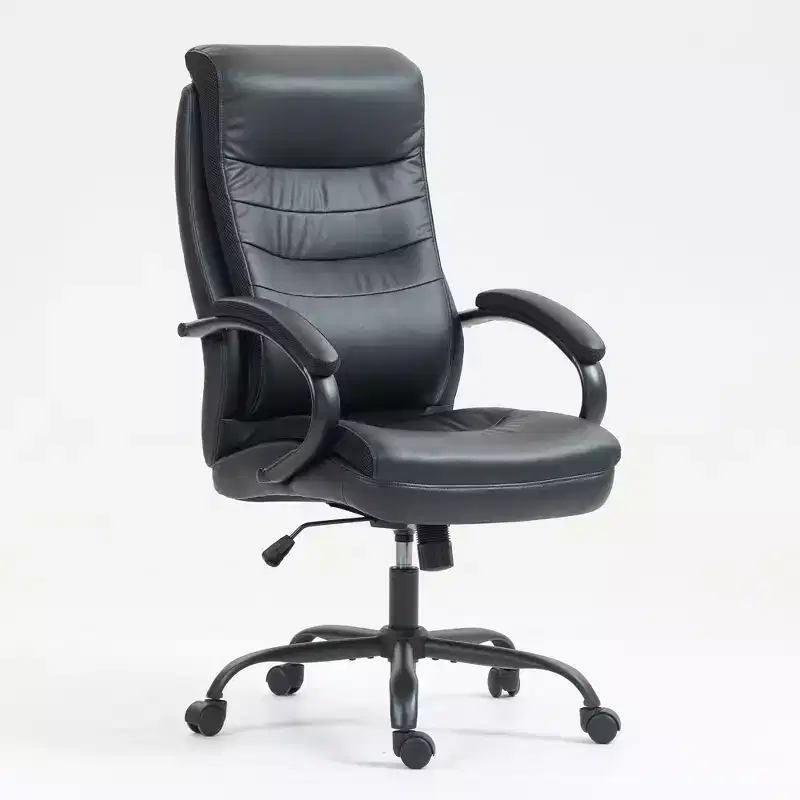 TUYOHW Plush Comfort Office Chairs with Sturdy Steel Frame, Cotton Material Swivel Computer Chair,High Back&Skin Friendly,Ergonomic PC Chair