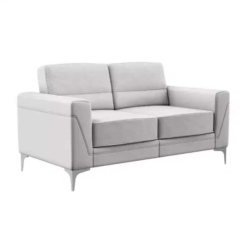 Light Grey Loveseat PVC