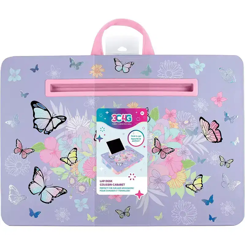 Butterfly Lap Desk - Purple Pastels & Butterflies