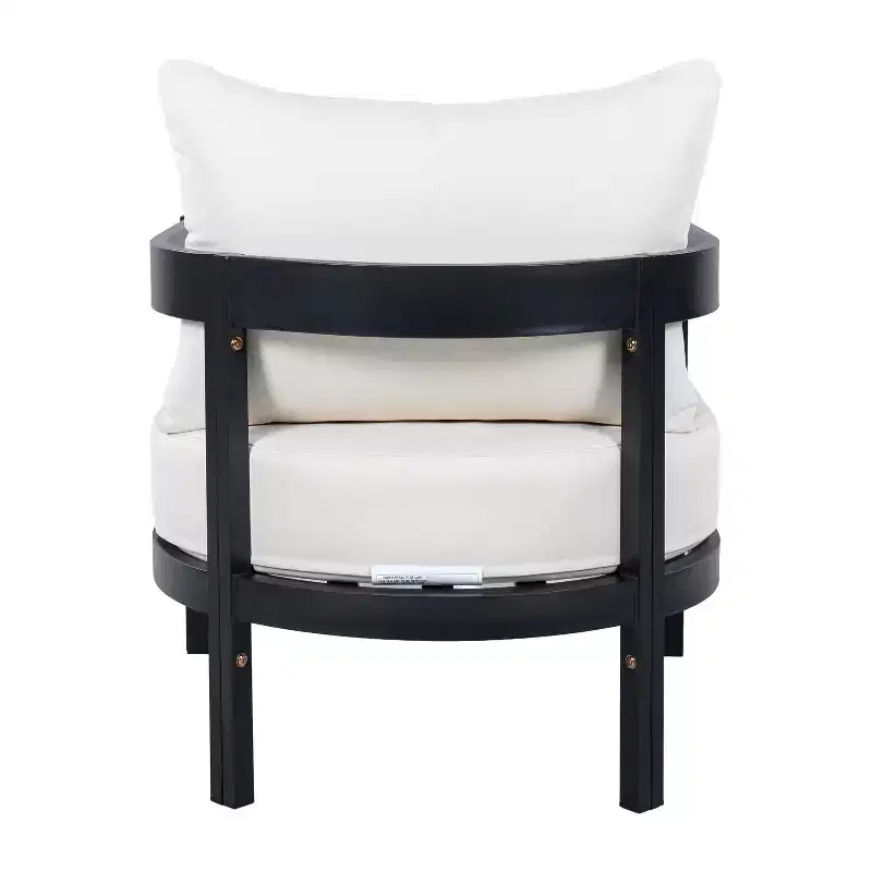 Christopher Knight Home Daniela Modern Aluminium Patio Accent Chairs with Cushion and Curved Backrest (Set of 2)