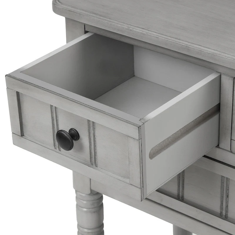 Copper Grove Colby 3-drawer Console Table with Bottom Shelf