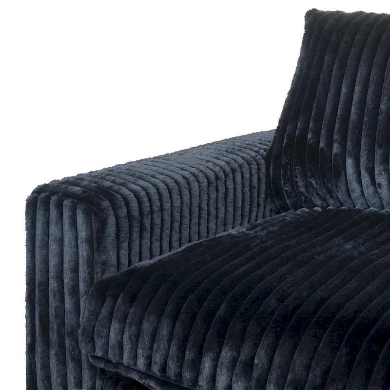Soft Plush Modular Sectional Sofa Modern Upholstered Living Room Couch