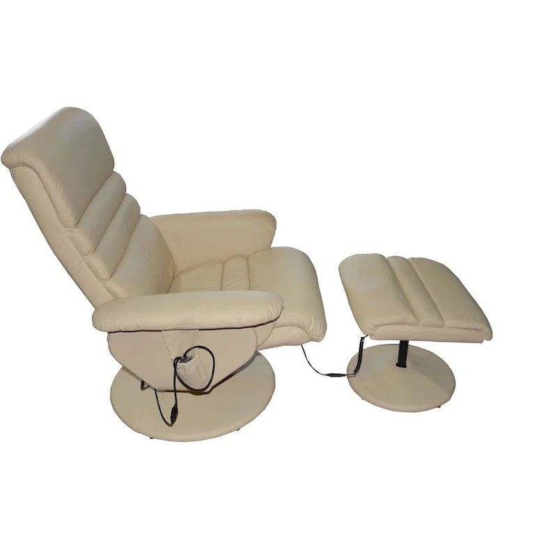 Electric Massage Recliner Chair with Ottoman