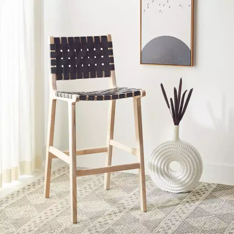 Leather Bar Stool