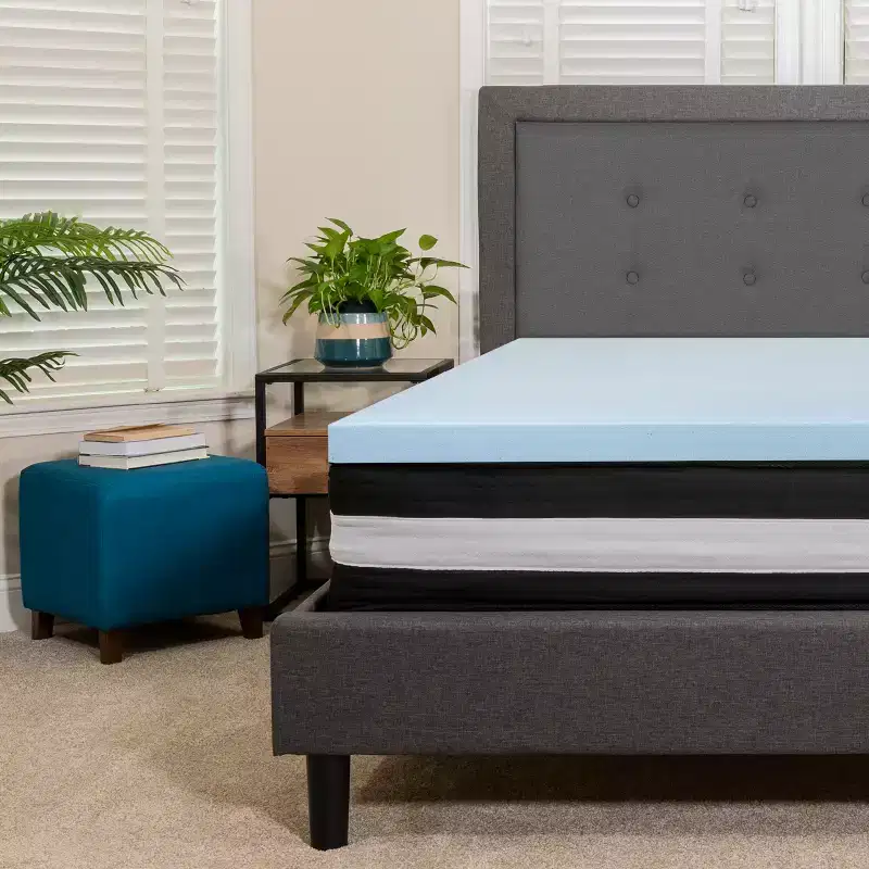 Emma and Oliver 10 Mattress & Gel Memory Foam Topper Bundle Set