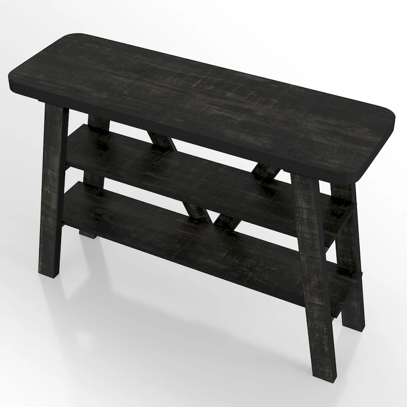 Maison Farmhouse 47-inch 2-Open Shelf Console Table
