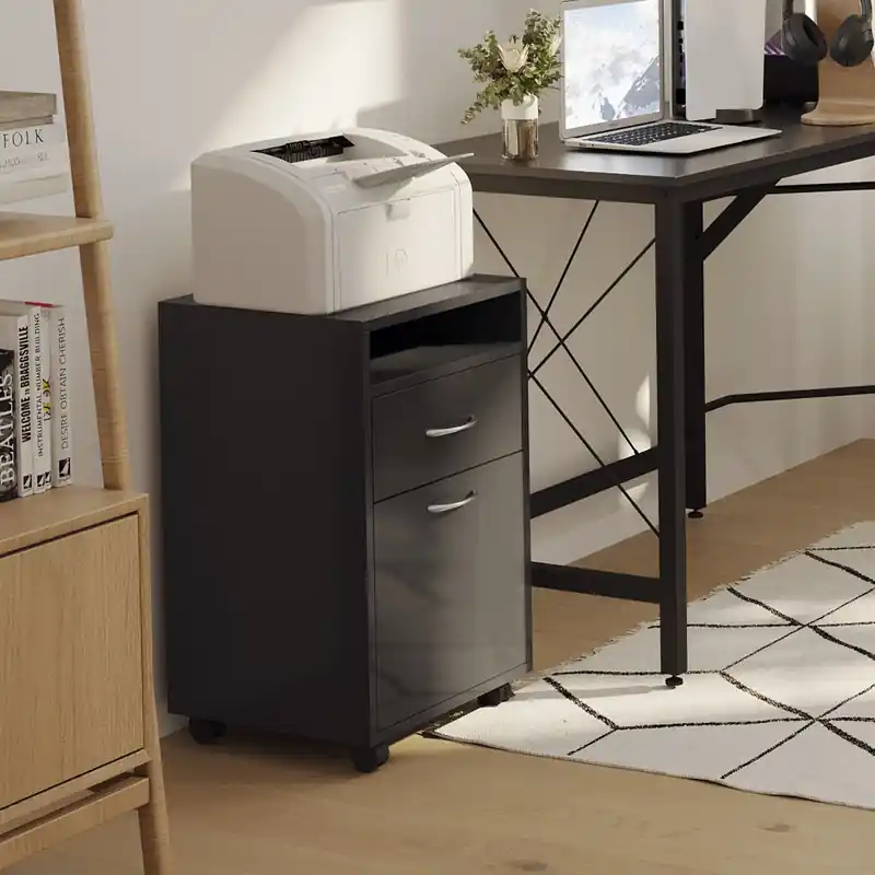 Mobile Filing Cabinet With Drawer