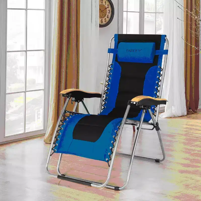Costway Padded Zero Gravity Lounge Chair Oversize Folding Adjustable