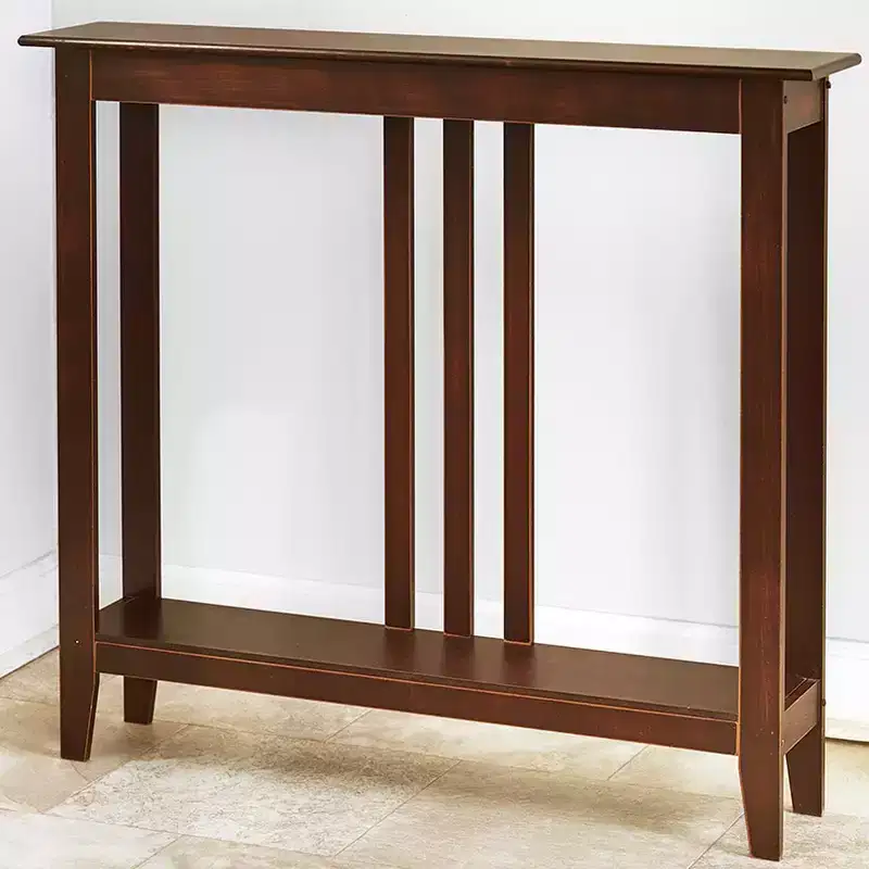 The Lakeside Collection Narrow Entryway Wood Console Accent Table - 32H -