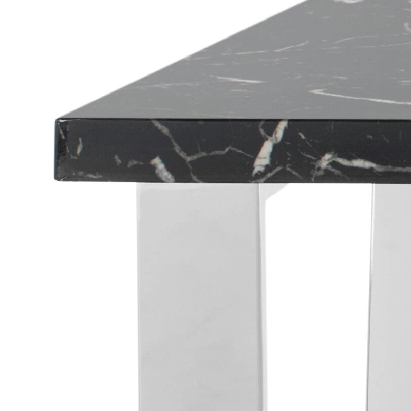 SAFAVIEH Bea Black/ Brass Square Coffee Table - 31.5 x 31.5 x 15.8 - 32Wx32Dx16H