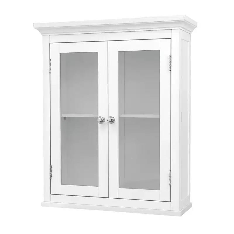 Teamson Home 20 x 24 2- Door Removable Wall Cabinet, White