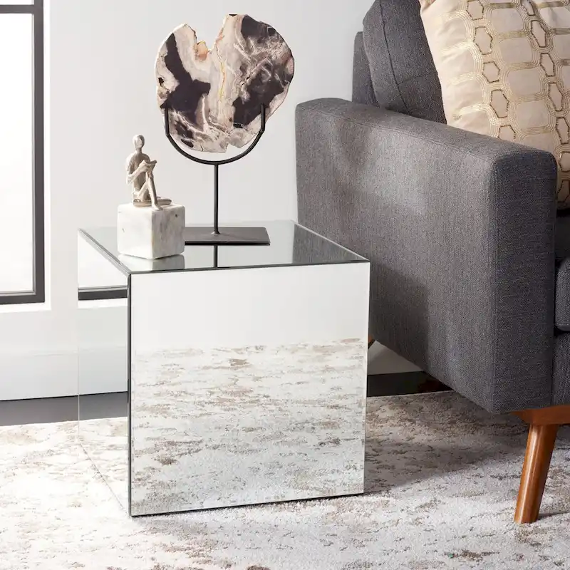 Mirrored Accent Table - 16 W x 16 D x 16 H - 16Wx16Dx16H