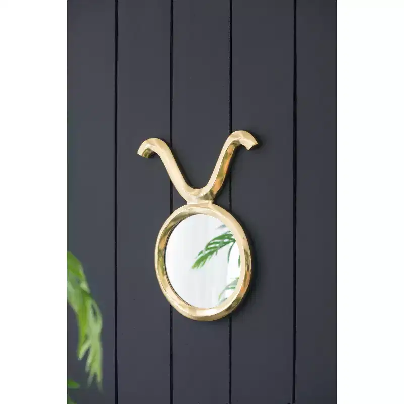 TUYOHW Vintage Wood/Aluminum Frame Decorative Wall Mirror with Woven Texture,Circle Mirror for Bedroom,Living Room