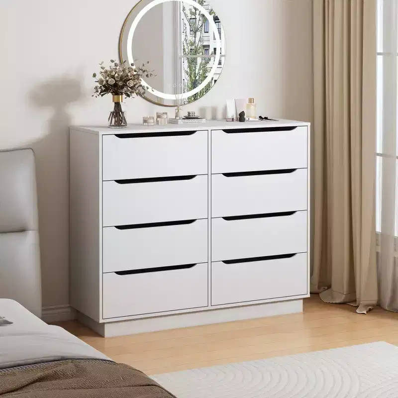 9-Drawer Wide Dresser for Bedroom, Living Room & Entryway